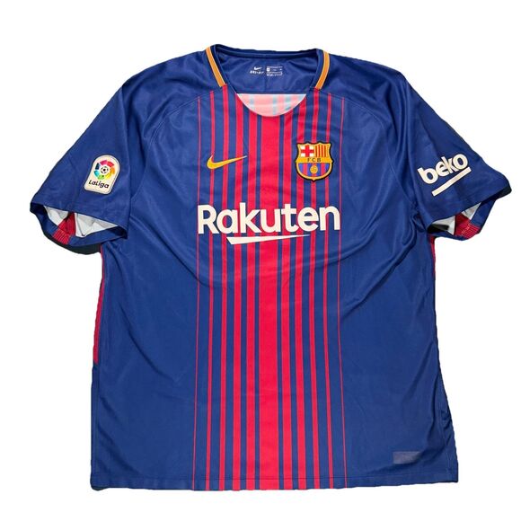 Nike 2017/18 FC Barcelona Home Jersey Men’s Size XXL 2XL